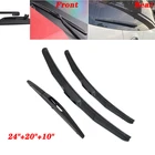 Набор стеклоочистителей для Mitsubishi Eclipse Cross Fit Hook Arms 2017 2018 2019 лобовое стекло 24 