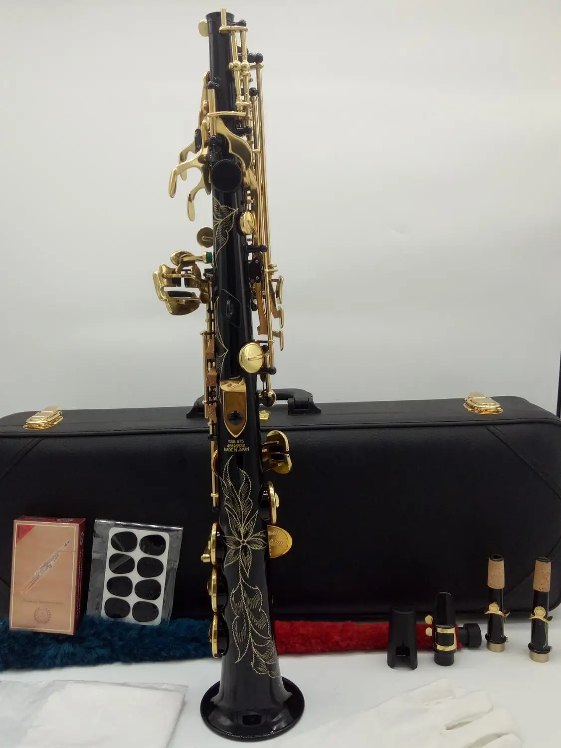 Новинка Саксофон сопрано 875EX Профессиональный Sax под заказ EX золотистый лаковый