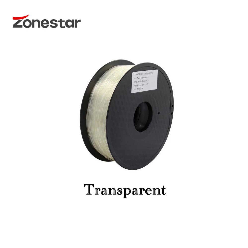 Нить для 3D принтера ZONESTAR PLA 1 75 мм пластиковые расходные материалы вес нетто