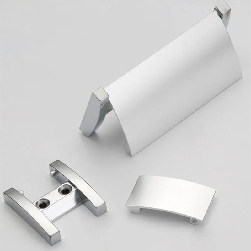 Скрытые ручки и шкафа KK &amp FING 1 шт. для мебели комод из цинкового сплава