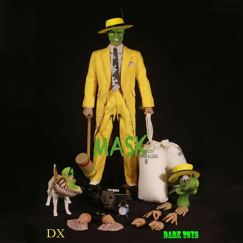 

1/6 DTM001 маска Стэнли Джим Карри Deluxe Edition экшн-фигурка Модель Коллекционная