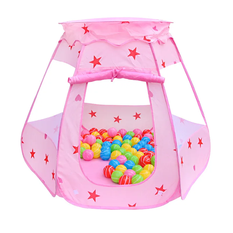 

Children's Hexagonal Tent Playhouse Toys Ocean Ball Pool Princess Tent Game House