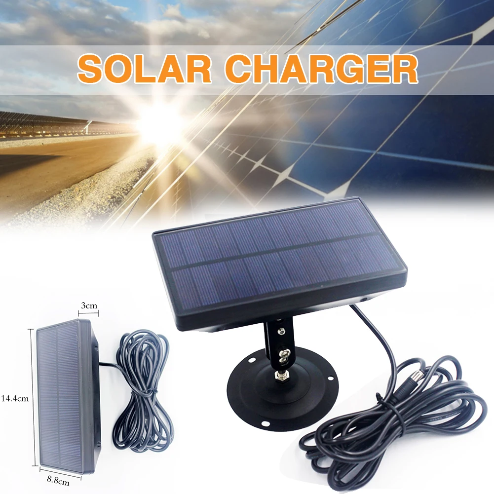 

Outdoor Solar Panel 1000mah 9V Solar Power Supply Charger Battery for Suntek HC300A HC300M HC700 HC550 Trail Cameras