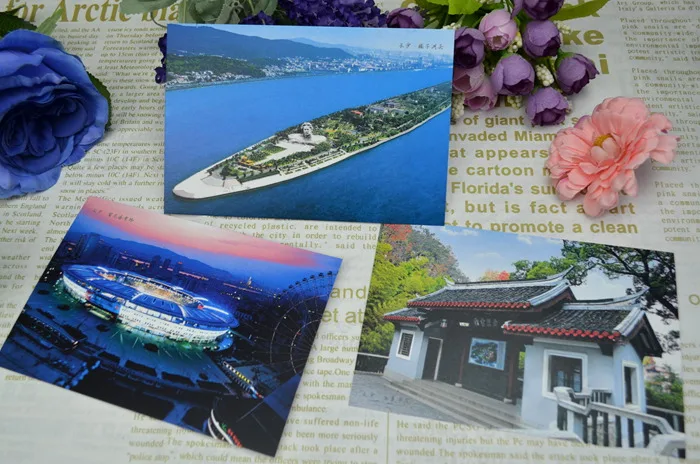 Changsha почтовые открытки на тему &quotПутешествие&quot Коллекция Поздравительных