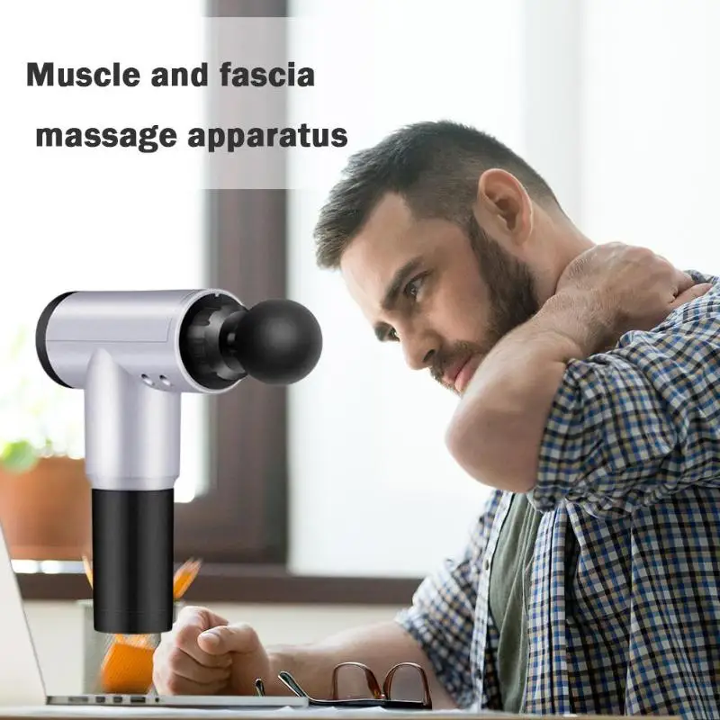 

Muscle Stimulator Massage Gun Portable Bodybuilding Relaxing Artifact Therapy Gun Vibrating Deep Therapy Relaxation