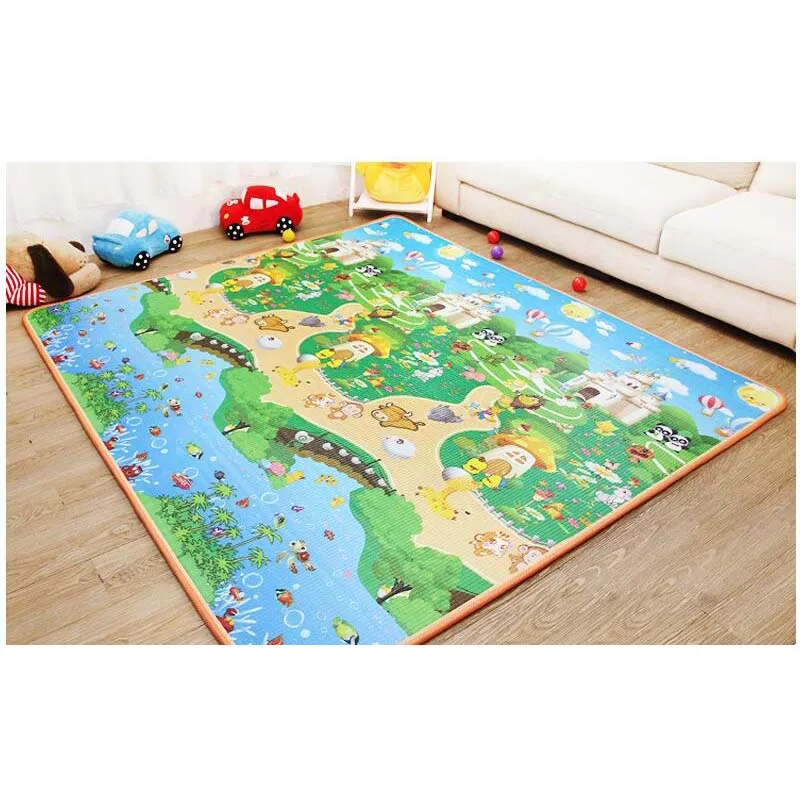 1 см 0 5 толстый детский игровой коврик для ползания Обучающий с алфавитом детей