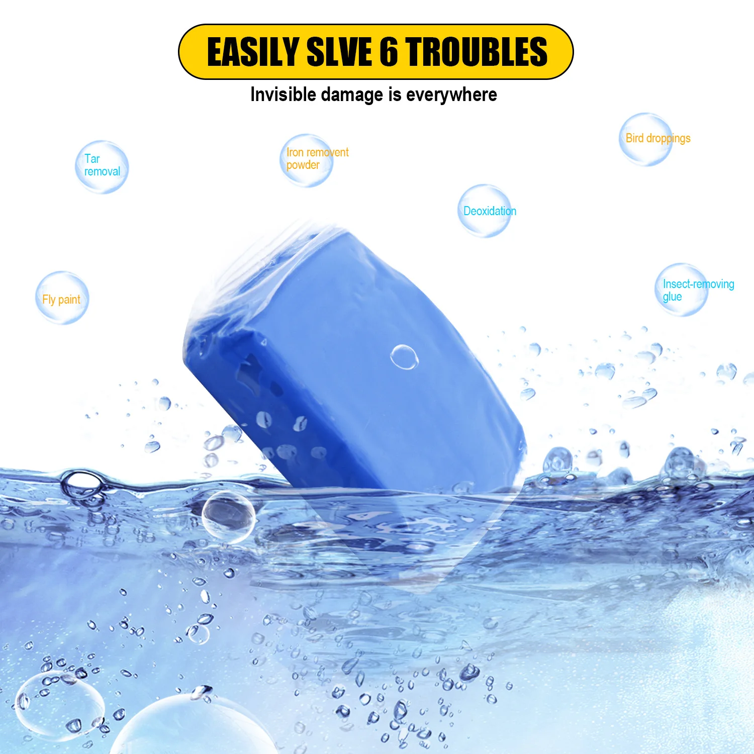 

Auto Care Car Wash 100g Detailing Magic Car Truck Clean Clay Bar Auto Vehicle Detailing Cleaner Car Styling Cleaning Tools