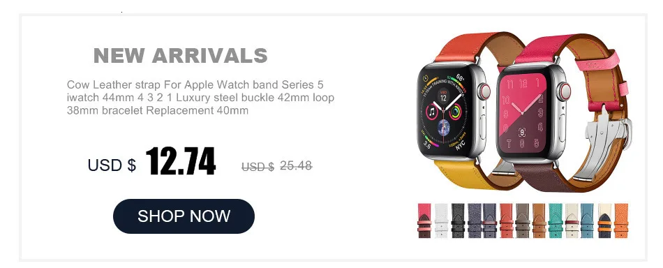 FOHUAS высокое качество крест зерна Подлинная ссылка браслет петля для Apple Watch ремешок кожаный ремешок манжеты 38 мм 42 мм