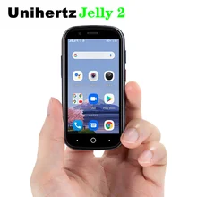 Original Unihertz Jelly 2 Worlds Smallest Mobile phone Android 10 Helio P60 Octa Core 4G LTE Smartphone 6GB+128GB NFC Cellphone