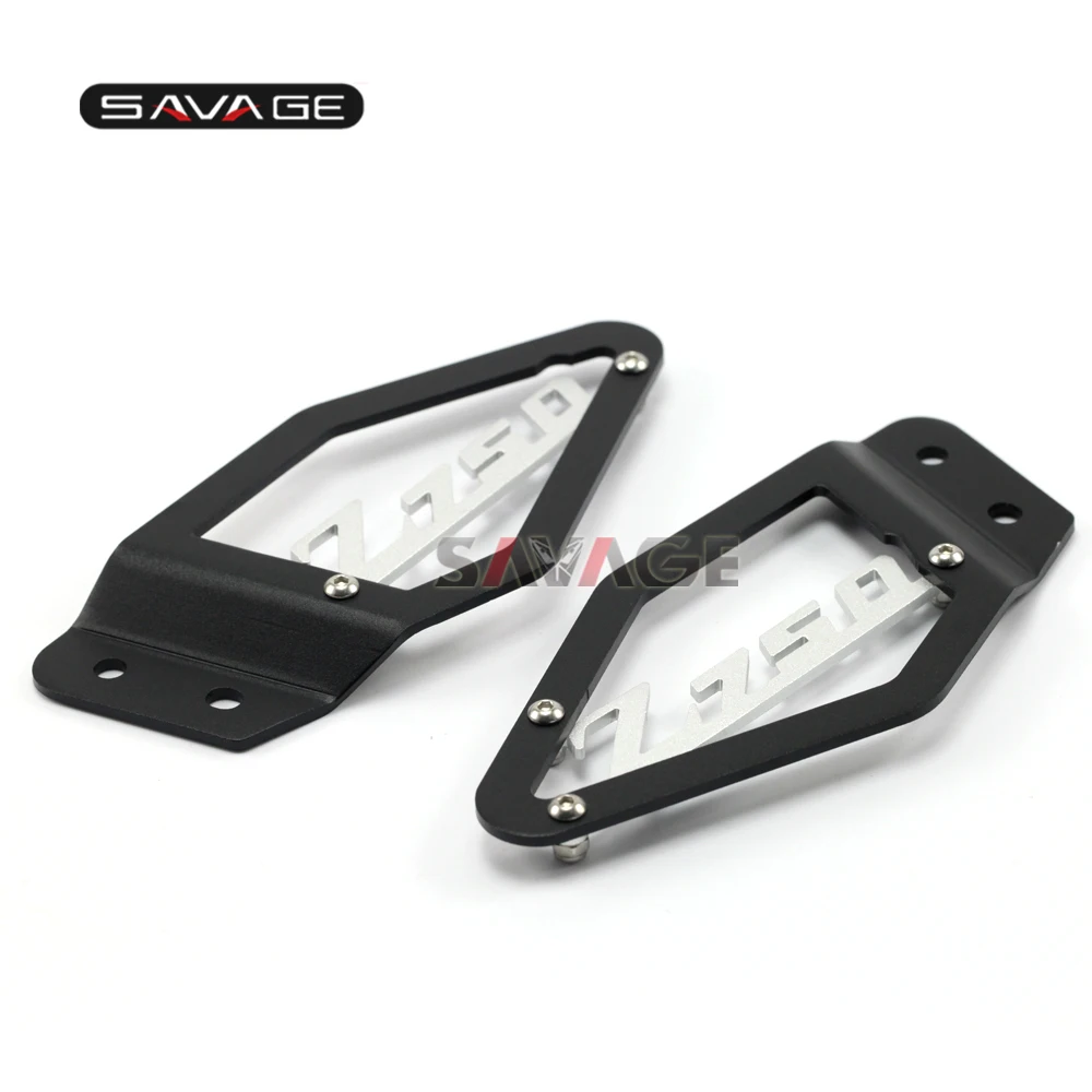 

Front Foot Peg Heel Plates Guard Protector For KAWASAKI Z750 Z750R Z 750/750R 2007-2012 2009 2010 2011 Pedal Footrest Protection