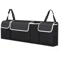 new 4 bag multi use oxford car seat back organizers high capacity adjustable car storage backseat trunk organizer car accesories