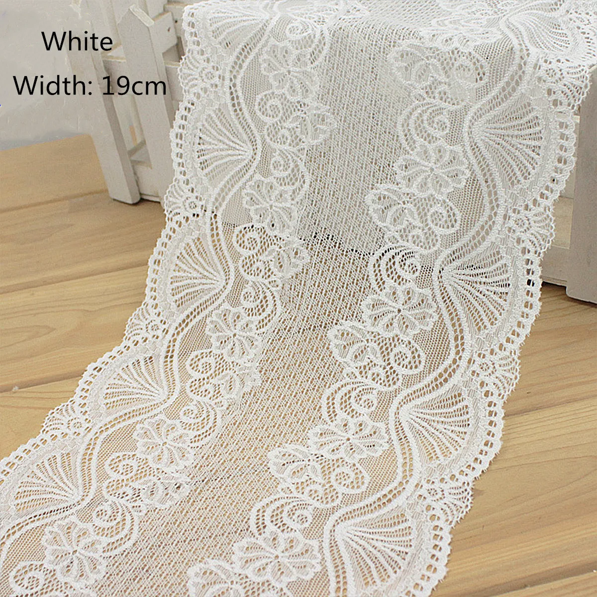 

1M Elastic Band Lace Trim Ribbon Underwear Clothing Dress Sewing Edge Craft DIY