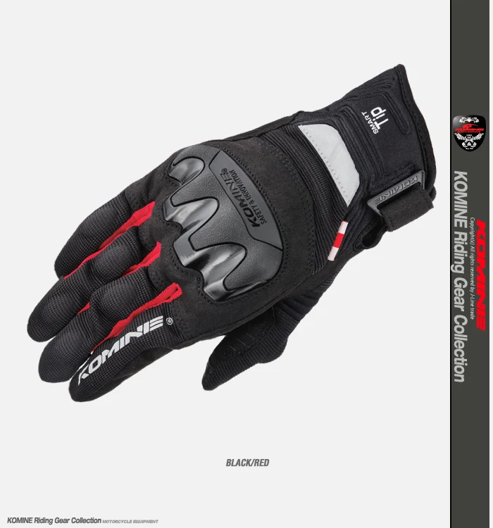 Защитные сетчатые кожаные перчатки Komine GK 220 для мотоцикла MX внедорожного