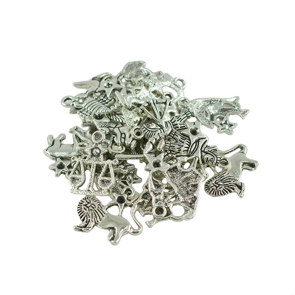 24 шт./лот подвеска в виде зодиака и созвездия очаровательные модные ювелирные