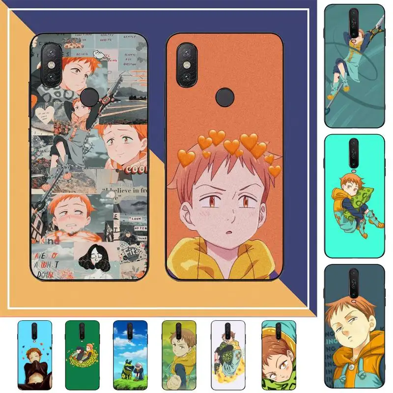 

TOPLBPCS Seven Deadly Sins King Phone Case for Redmi Note 8 7 9 4 6 pro max T X 5A 3 10 lite pro