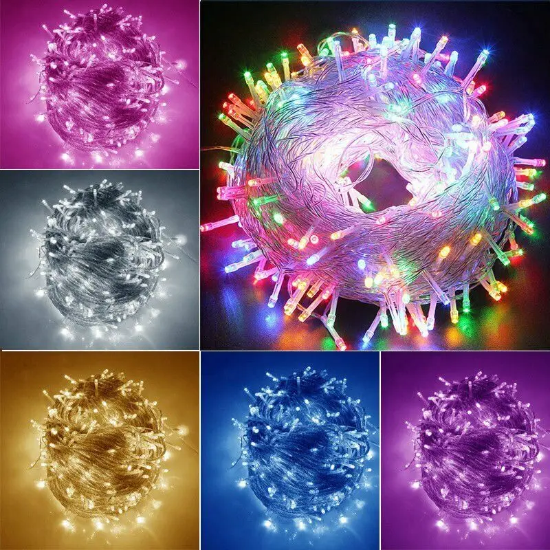 1000LED сказочные гирлянды открытый внутренний Патио Сад водонепроницаемый