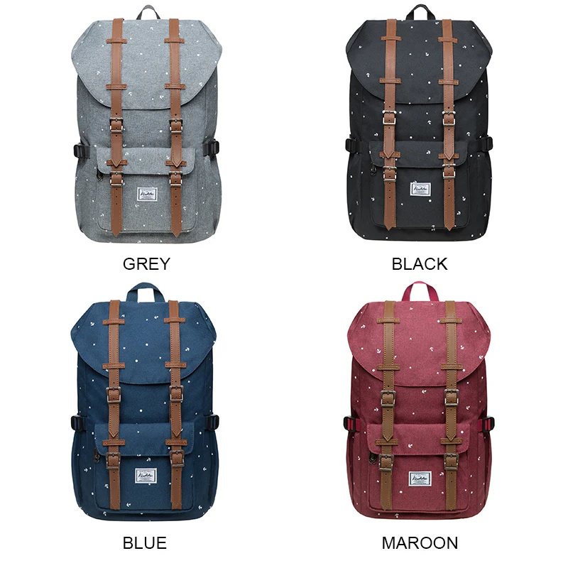 Школьные ранцы KAUKKO для мужчин и женщин студенческий рюкзак 18 дюймов ноутбука 13