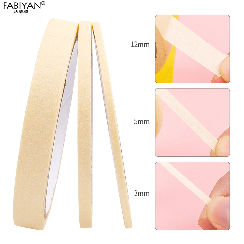 3 шт./компл. лента для нейл арта рулон клейкая украшения края направляющие