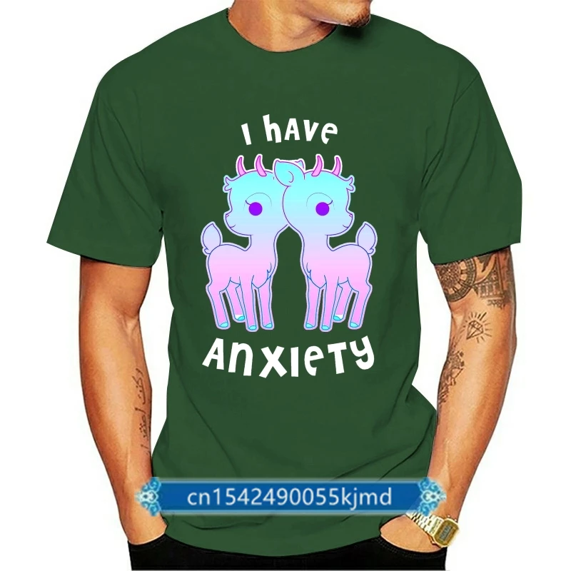 

I Have Anxiety T-shirt Cool Kawaii Pastel Goth Style Design