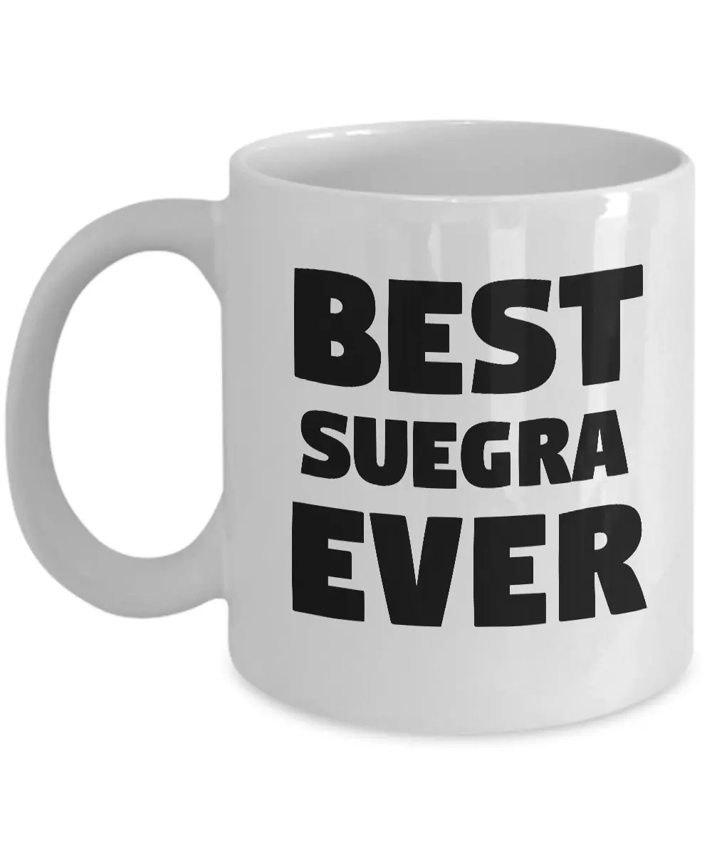 Лучшая кружка Suegra Ever для матери в law, милый подарок для матери-в-law, кофейная кружка 11 унций