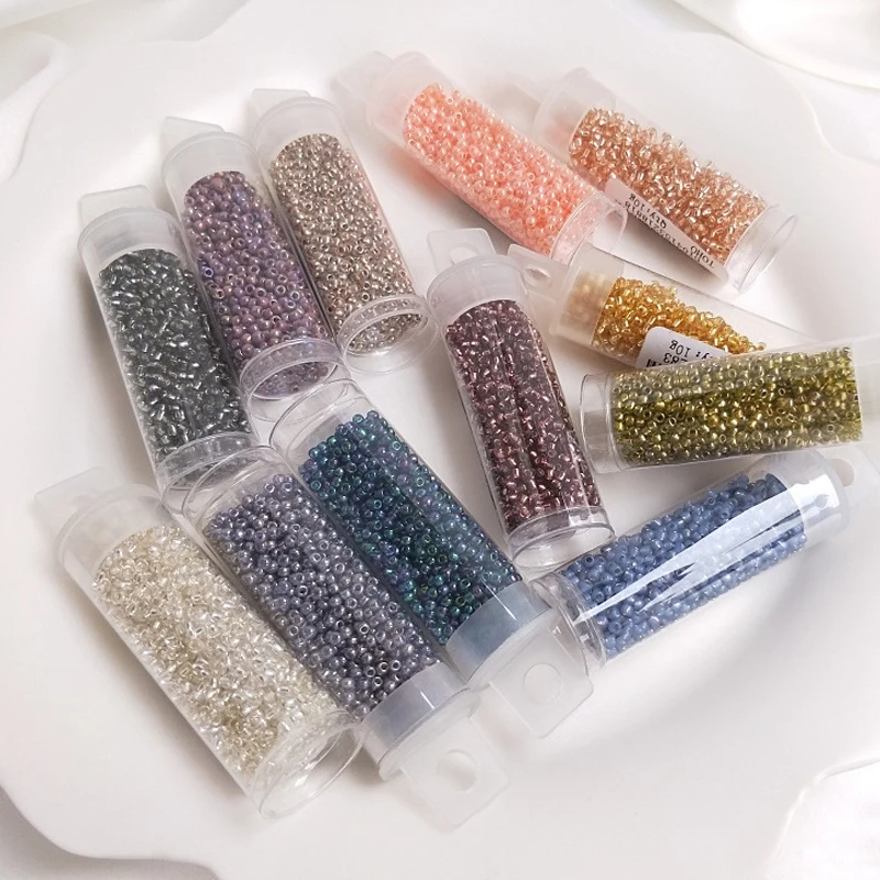 

2mm NEW Pearlized Czech Glass Seed DIY Beads Cute Smooth Loose Round Bead For DIY Necklace Bracelet Jewelry Making Accessories