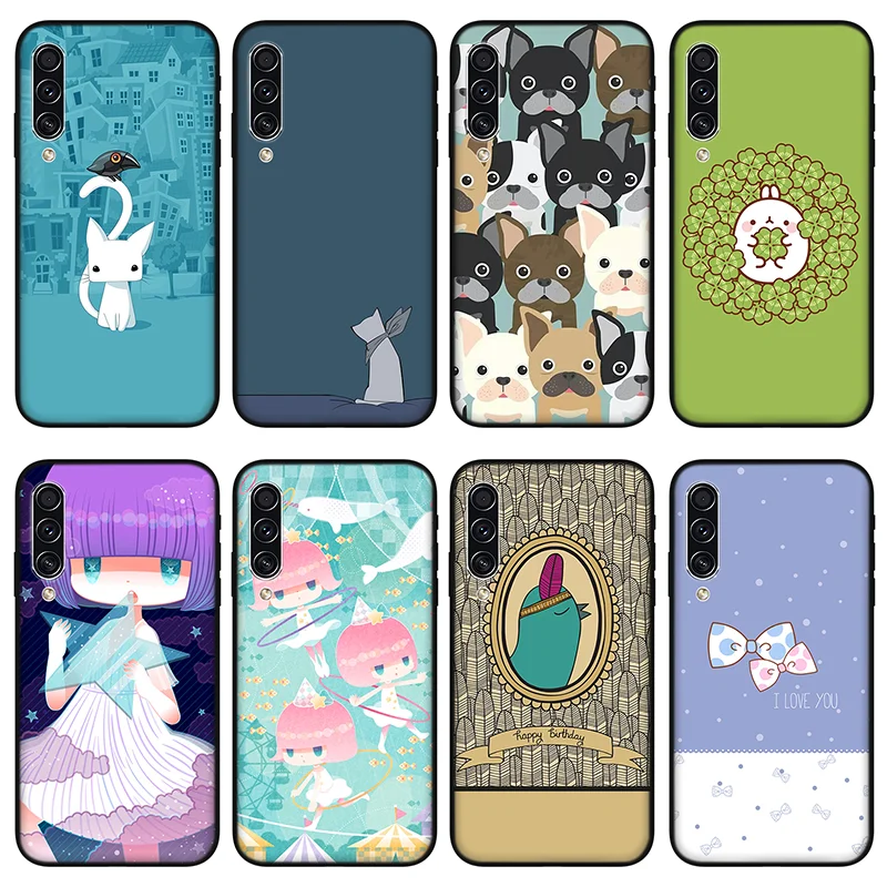 

Animal boutique pattern Phone Case For Huawei P30 P20 P40 P10 Lite Pro Y5 Y6 Y7 Y9 Smart 2019 luxury Black Silicone Case