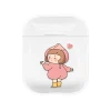 09 Футляр для наушников с рисунком кактуса для AirPods 1 2 жесткий прозрачный чехол для наушников с пряжкой для AirPods 1 2 чехол для зарядки - Цвет: 09