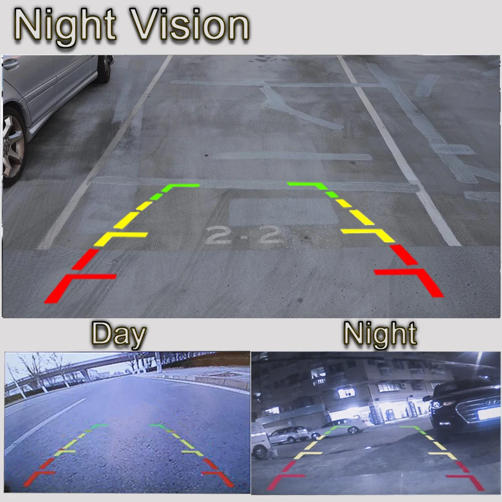 Fixed Or Dynamic Trajectory Car Rear View Camera For Kia Cerato LD Sedan 2004 2005 2006 2007 2008 2009 Parking Accessories | Автомобили и