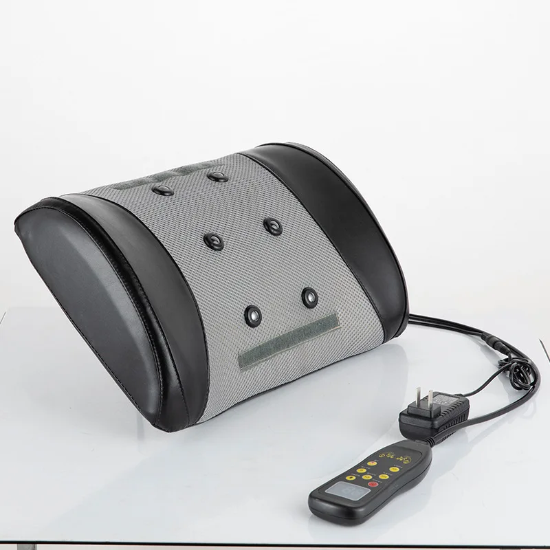 Электрический Вибрационный автомобильный массажер поясничная Подушка для спины