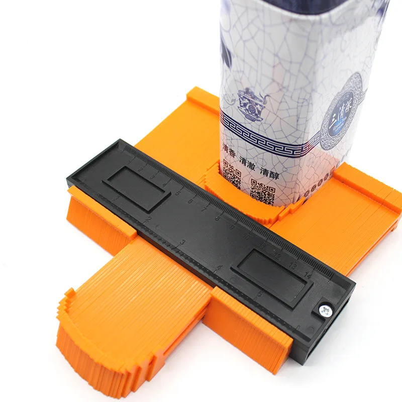 

5/6/10 inch Multi-functio Contour Profile Gauge Tiling Laminate Tiles Edge Shaping Wood Measure Ruler Contour Gauge Duplicator