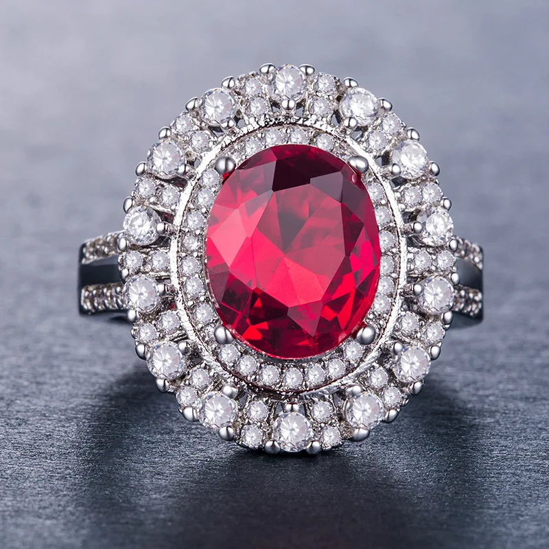 Bague Ringen женское 925 пробы Серебряное кольцо Wtih 10 мм Большой цитрин драгоценный камень серебряные ювелирные изделия для помолвки женские подарки Размер 6-10