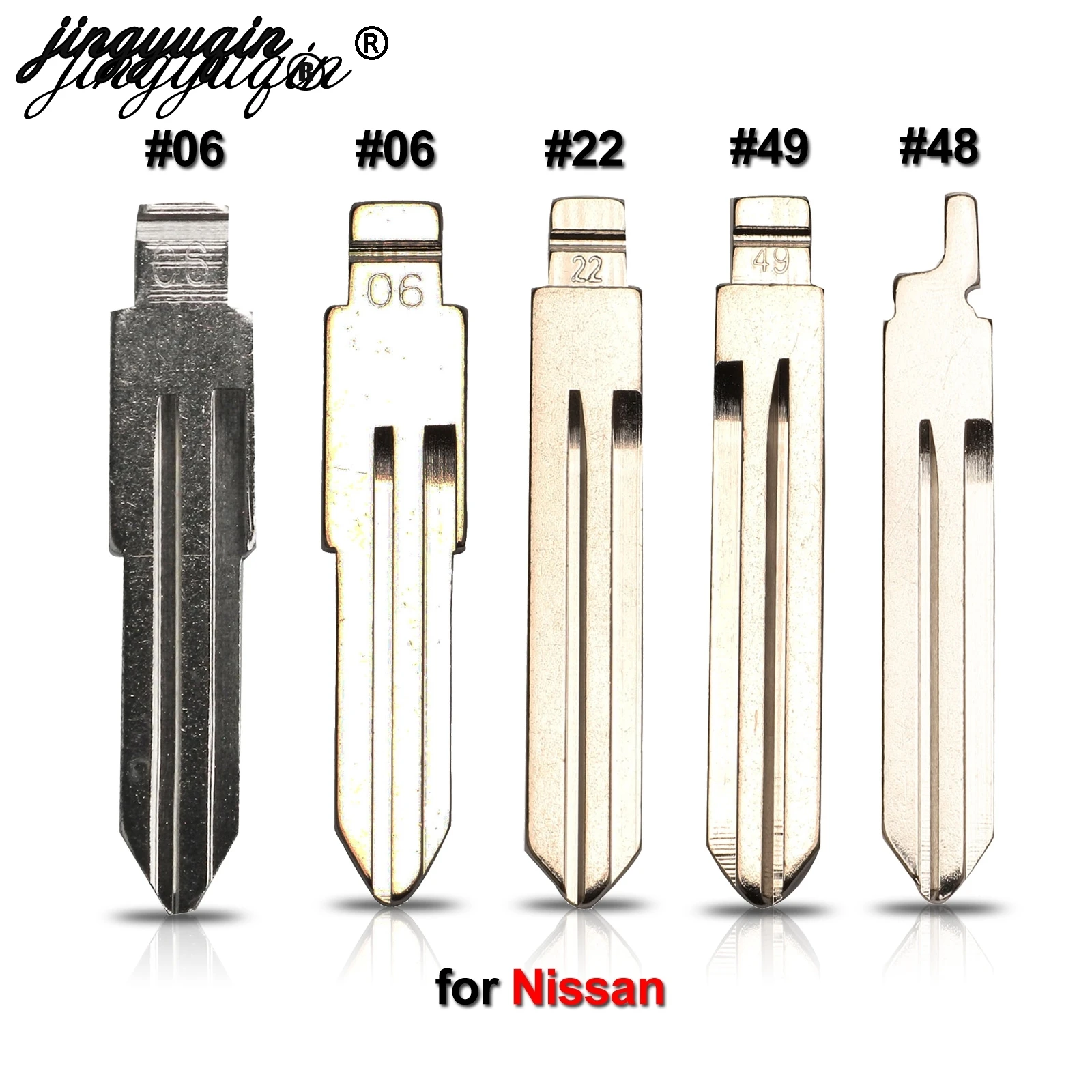 Jingyuqin #06 #22 #49 #48 для A33 Tiida Teana Livina Sunny Duke Demeano Opel NO.22 KD NSN14 Key Flid складное автомобильное