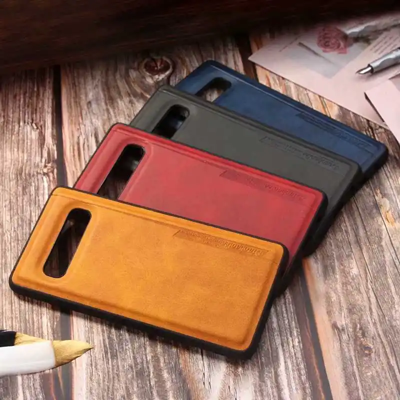 

For Samsung Galaxy S10 Plus S10e Case Cover PU Leather Skin Anti-fall Phone Back Case For Samsung S10 5G Plus S10e Hard Cover