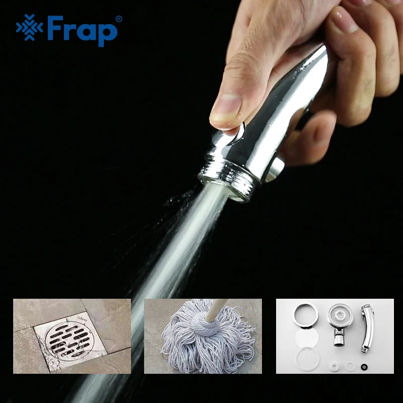 Frap трехступенчатая Регулировка водосберегающая круглая душевая головка ABS