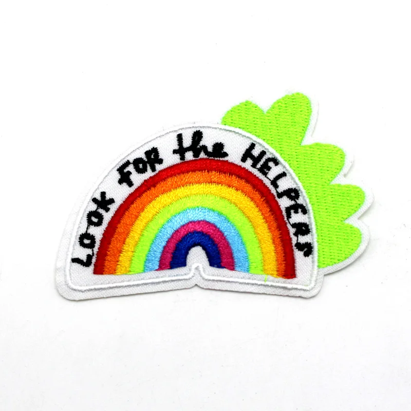 Флаг панка Pride нашивки для геев вышитые одежды утюга на одежде радужная нашивка