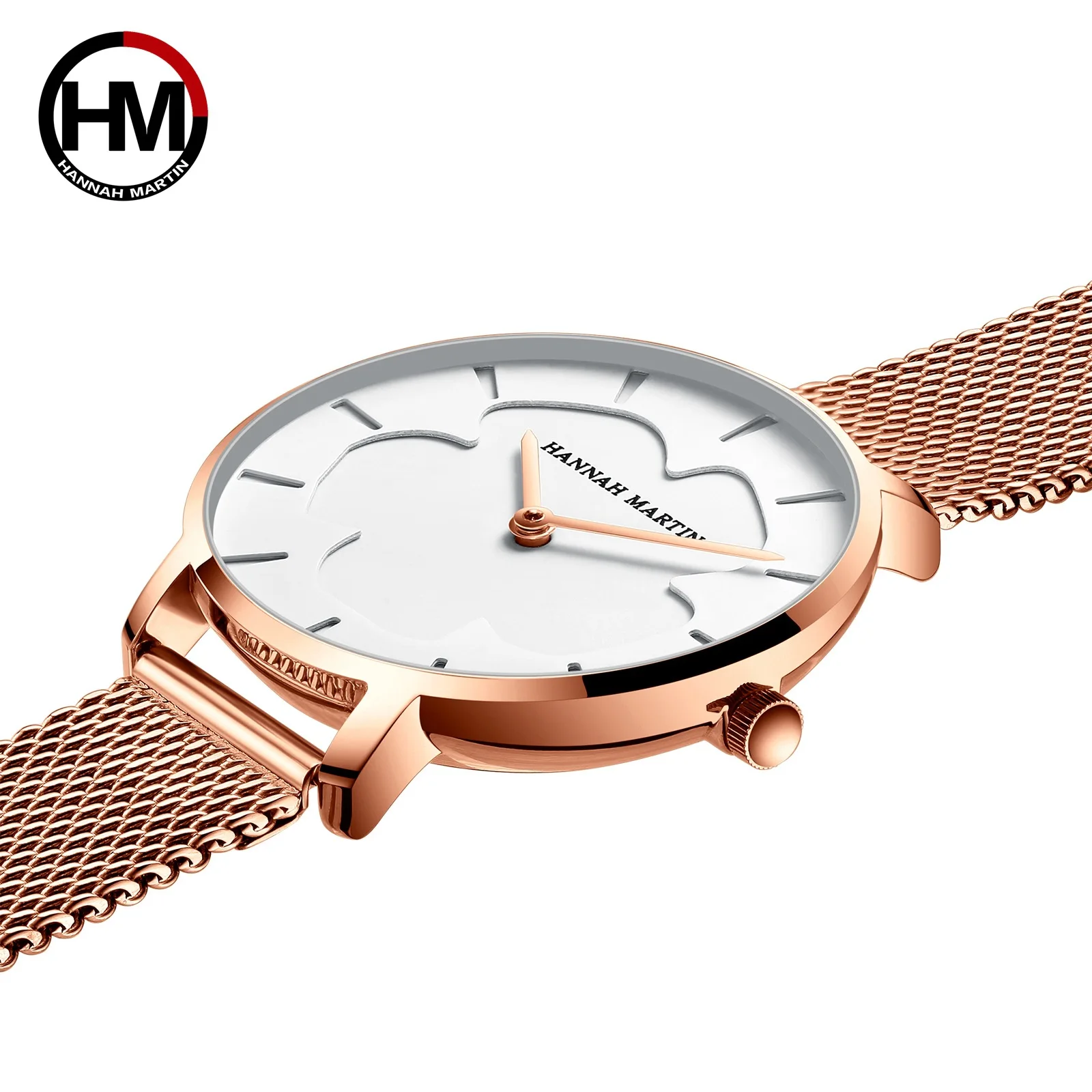 Часы женские кварцевые с УФ-монитором водонепроницаемые японским механизмом