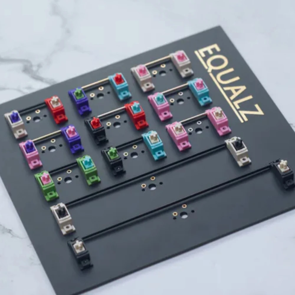 Personalizar para 80% Equalz Screw-in Estabilizadores Cor Faça Você Mesmo 60% Teclado Mecânico Gamer Pcb v2