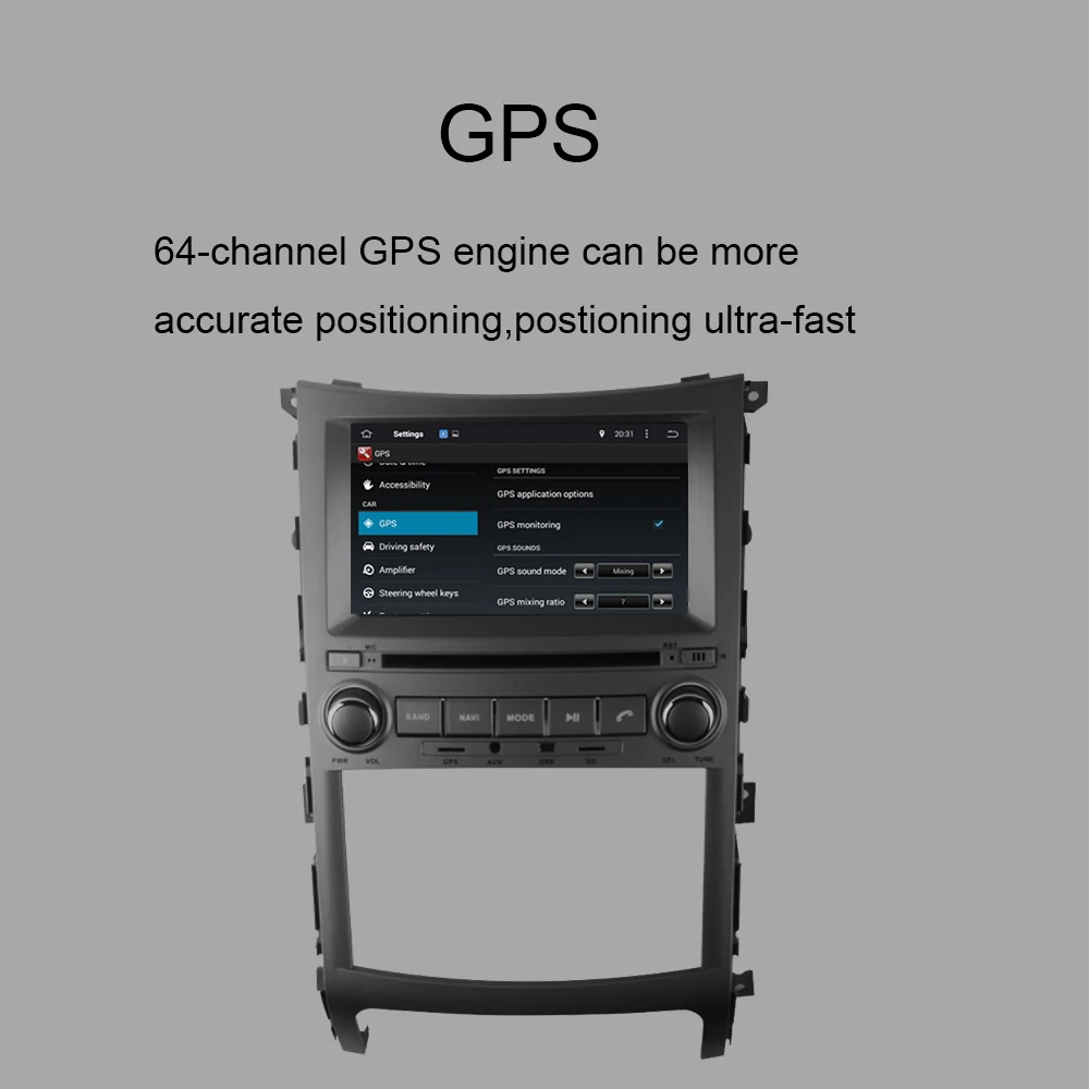 Восьмиядерный Автомобильный GPS-навигатор Android 10 0 для HYUNDAI VERACRUZ/IX55 2006-2017