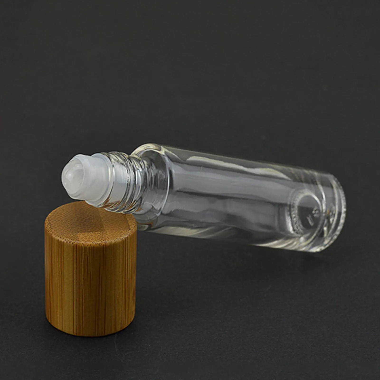 Масло рулон бутылки Стекло Эфирное коричневый прозрачный контейнер Матовая