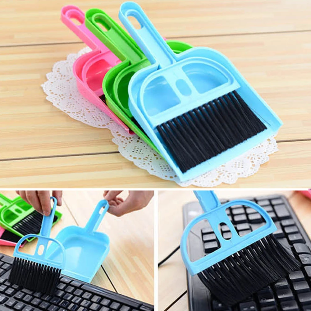 

Mini Desktop Sweep Cleaning Brush Small Broom Household Dustpan Set Floor Cleaner Dust Brush Hot Wholesael