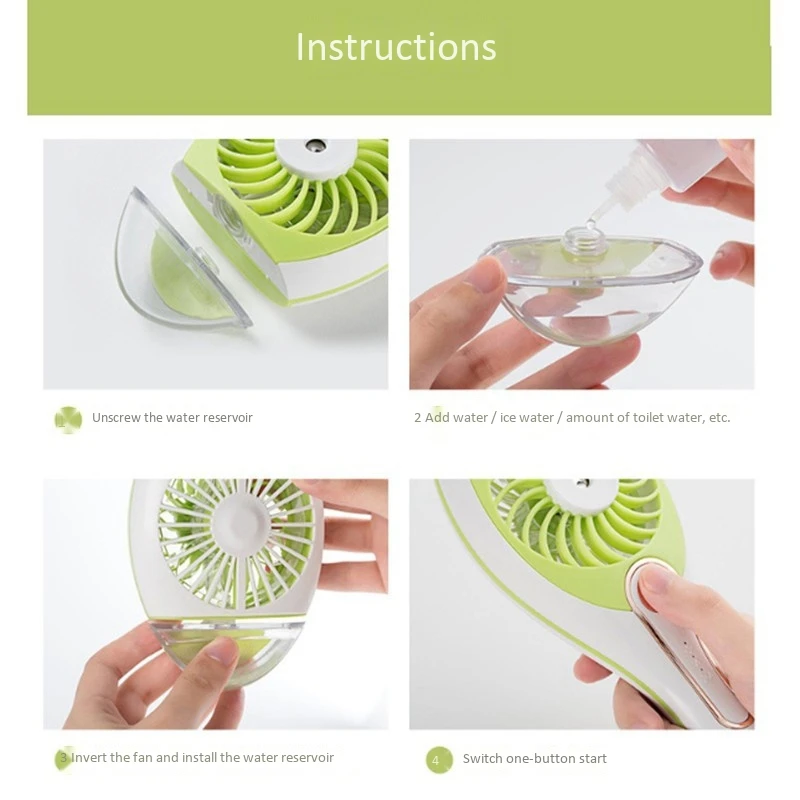 USB мини портативный кондиционер кулер ручной воды туман пополнение вентилятор