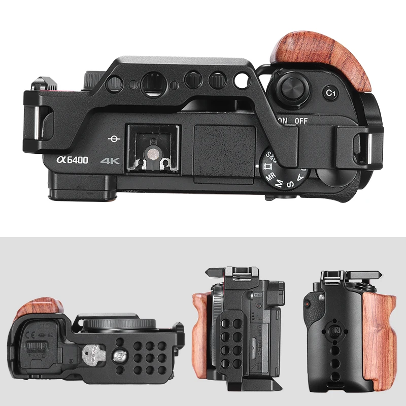 Чехол для Камеры UURig C-A6400 Sony A6400/A6100/A6300 чехол видеорегистратора Кронштейн ручной