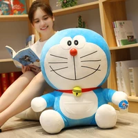 23 48cm hot anime stand by me doraemon plush toy high quality cute cat doll soft stuffed animal pillow for baby kids girls gifts