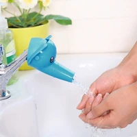 cute cartoon animal duckelephantdolphin shape extender for kitchen sink faucet assist baby kids to wash hands faucet extender