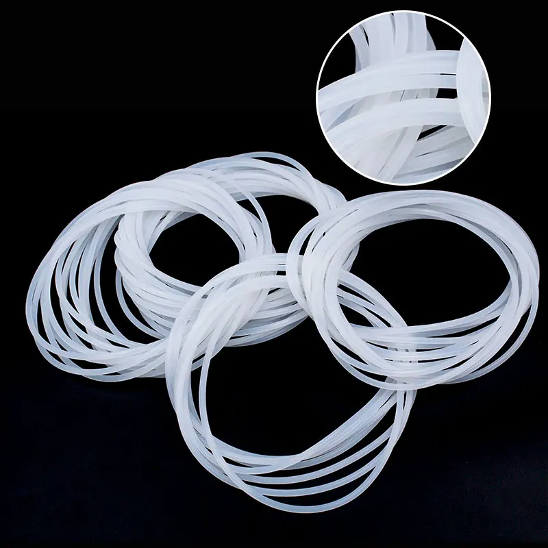 Белое Силиконовое кольцо из силикона/VMQ уплотнительное CS 4 мм