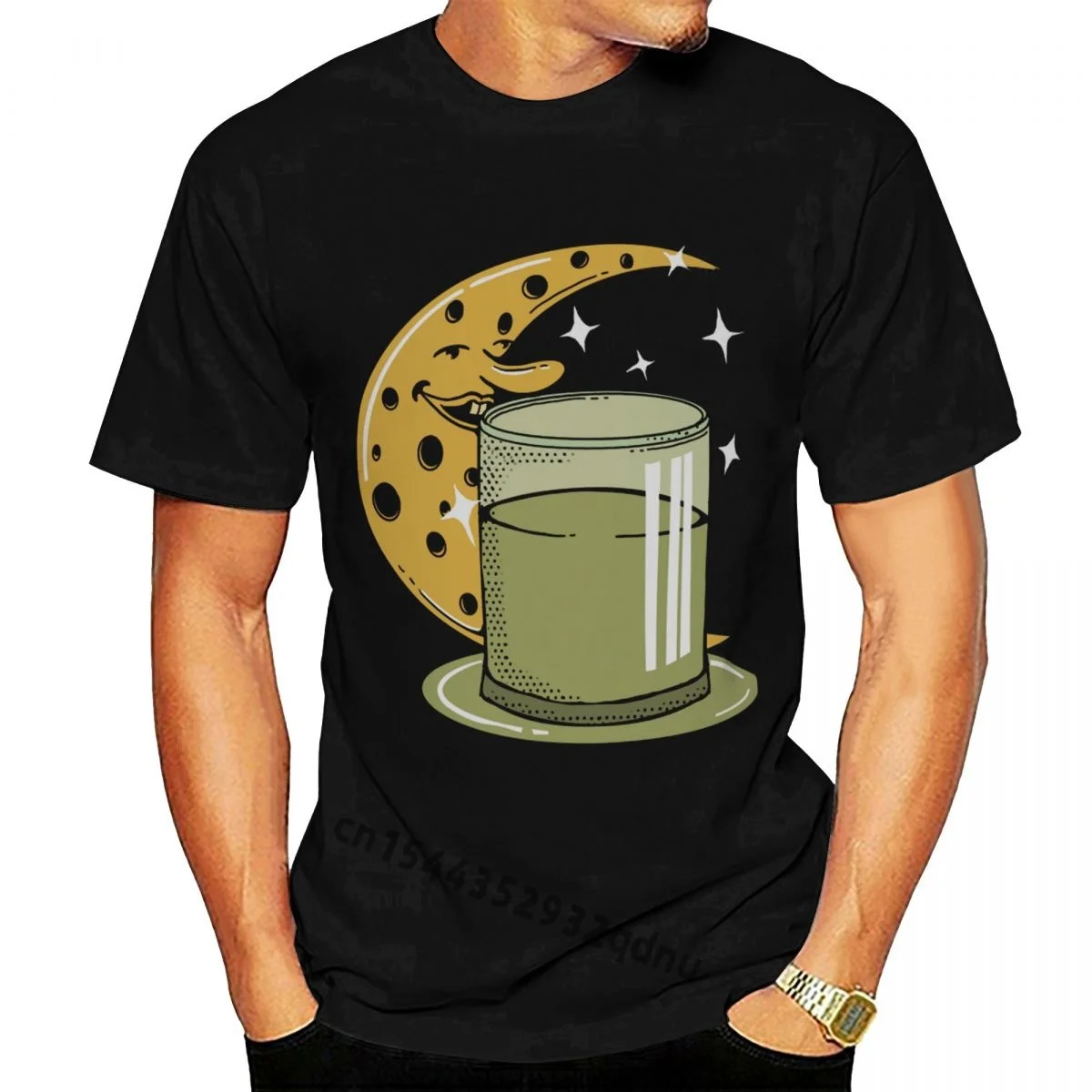 

Casual Plus Size T-shirts Hip Hop Style Tops Tee S-6xl Men Have A Drink Before Bed- MoonMoonlight T-shirt