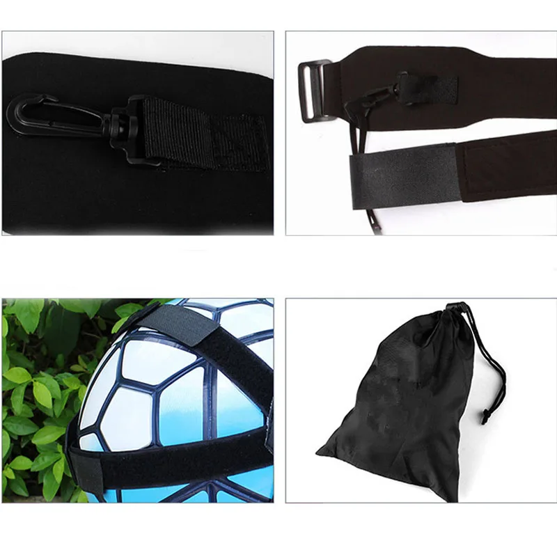 Футбол выстрел тренер Kickball с регулировкой мяч жонглирование лента для детей пояс