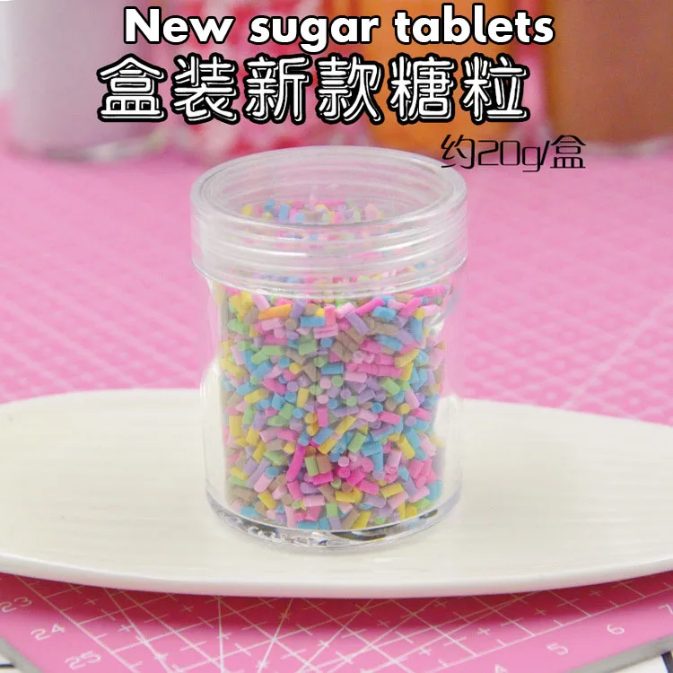 New sugar tablets Кристалл грязи слизи грязи блеск наполнитель для слизи украшения блестки DIY поставки грязи ювелирные изделия игрушки 14 видов материалов другие инструменты - Цвет: New sugar tablets
