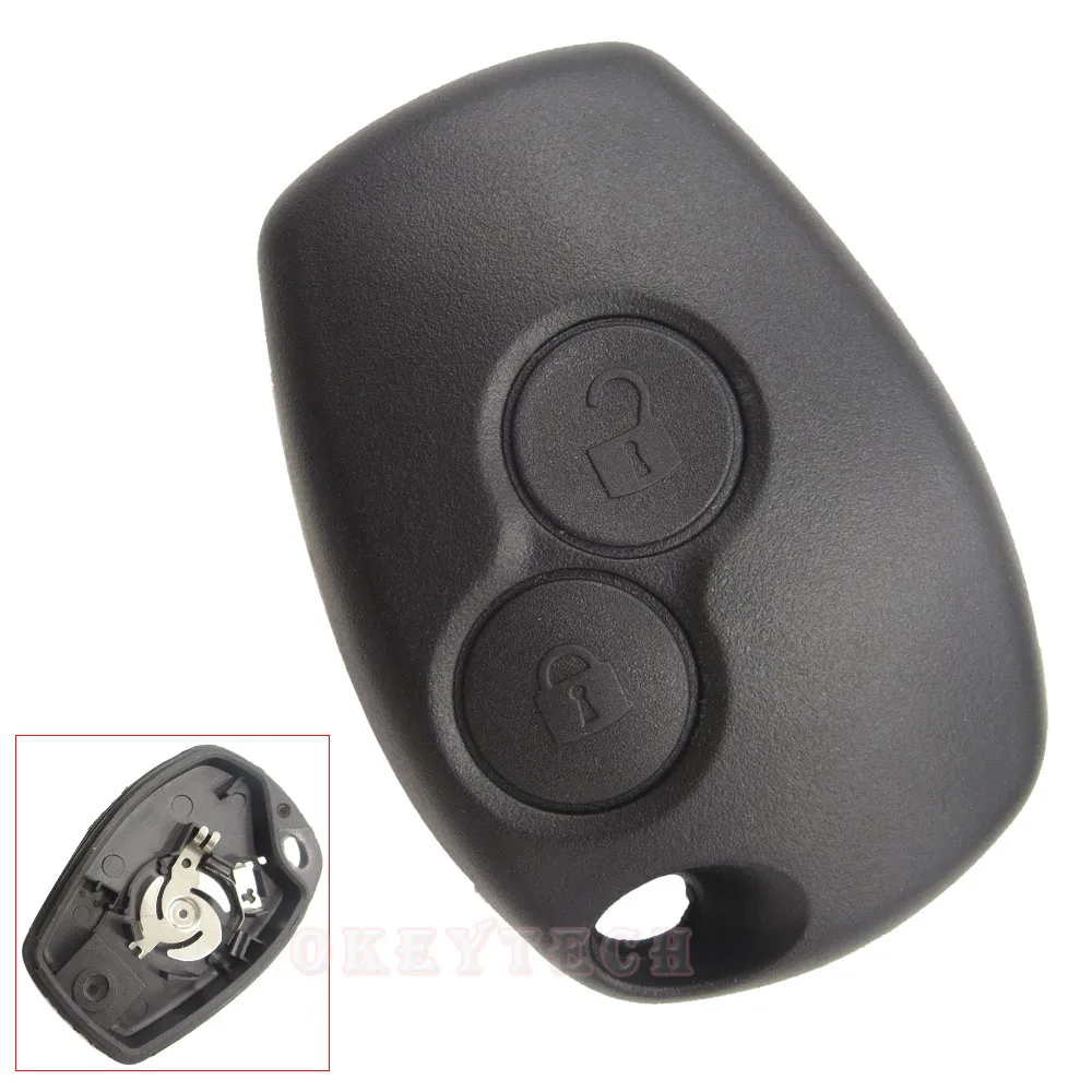OkeyTech 2-кнопочный чехол для автомобильного ключа Renault Megane Modus Espace Laguna Duster Logan DACIA Sandero