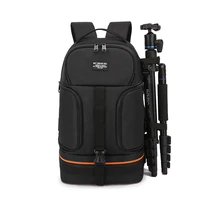 waterproof video camera backpack tripod case w reflector stripe fit 15 6in laptop bag for canon nikon dslr photo